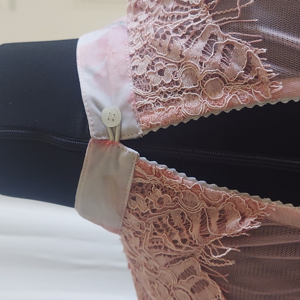 CORSET STORY Pink High-Low Asymmetrical Dress size Large (compression 32") - Picture 10 of 15